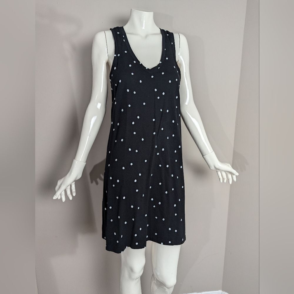 Zsupply the breezy mini dress black and white polka dot small